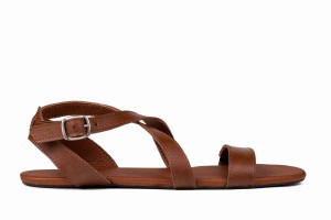 Ahinsa Hava Barfot Sandaler Dame Brune | UDX290WX