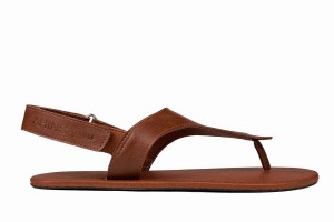 Ahinsa Simple Barfot Sandaler Herre Brune | ZHP2269PC