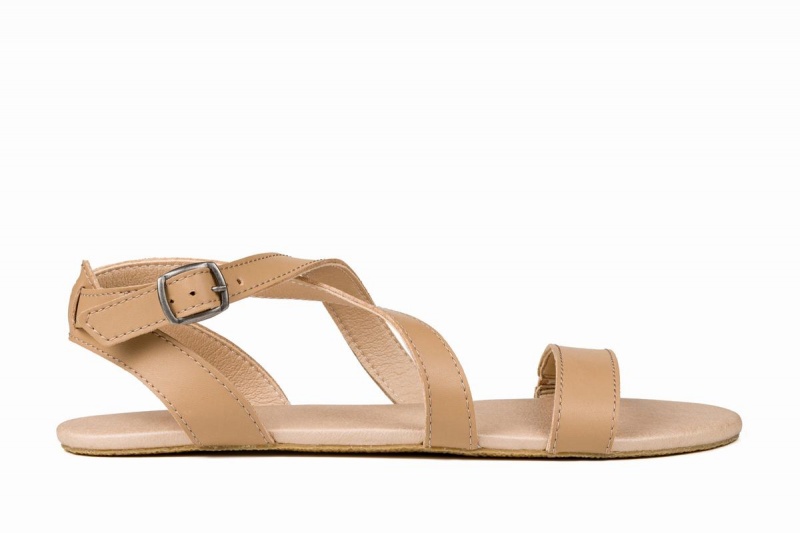 Ahinsa Hava Barfot Sandaler Dame Beige | EDS8824WD