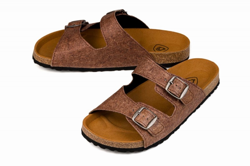 Ahinsa Malai Barfot Sandaler Dame Brune | FGC7649DL