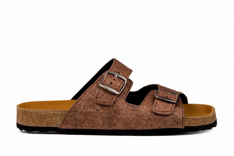 Ahinsa Malai Barfot Sandaler Dame Brune | FGC7649DL