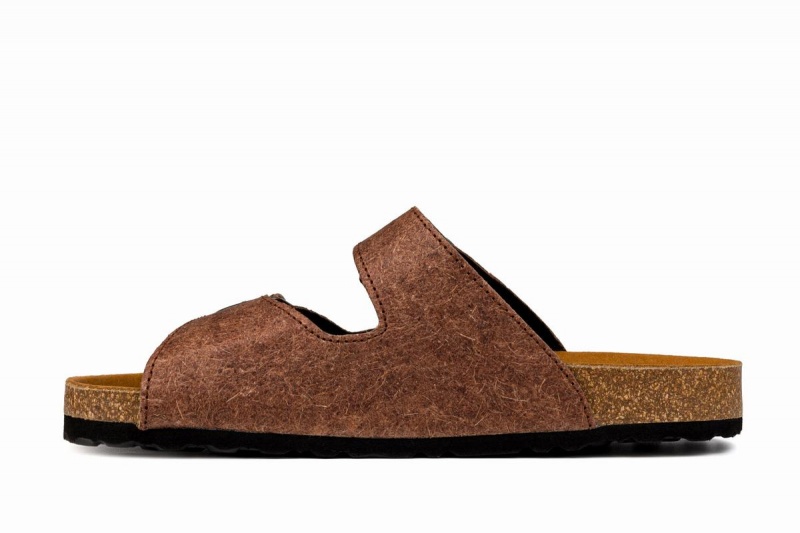 Ahinsa Malai Barfot Sandaler Dame Brune | FGC7649DL