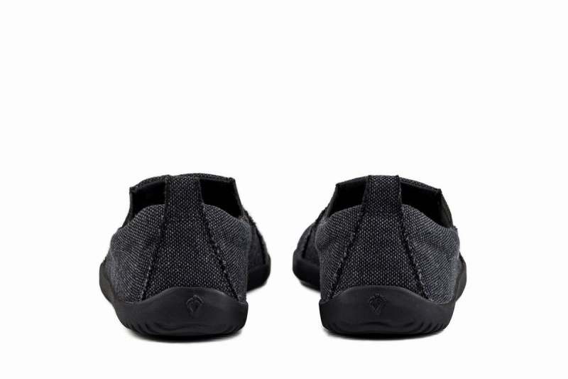 Ahinsa Recycled Barfot Slip On Sneakers Dame Mørke Grå | GLX3866TJ